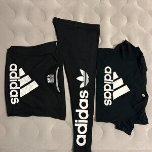 Adidas 3 piece legging set